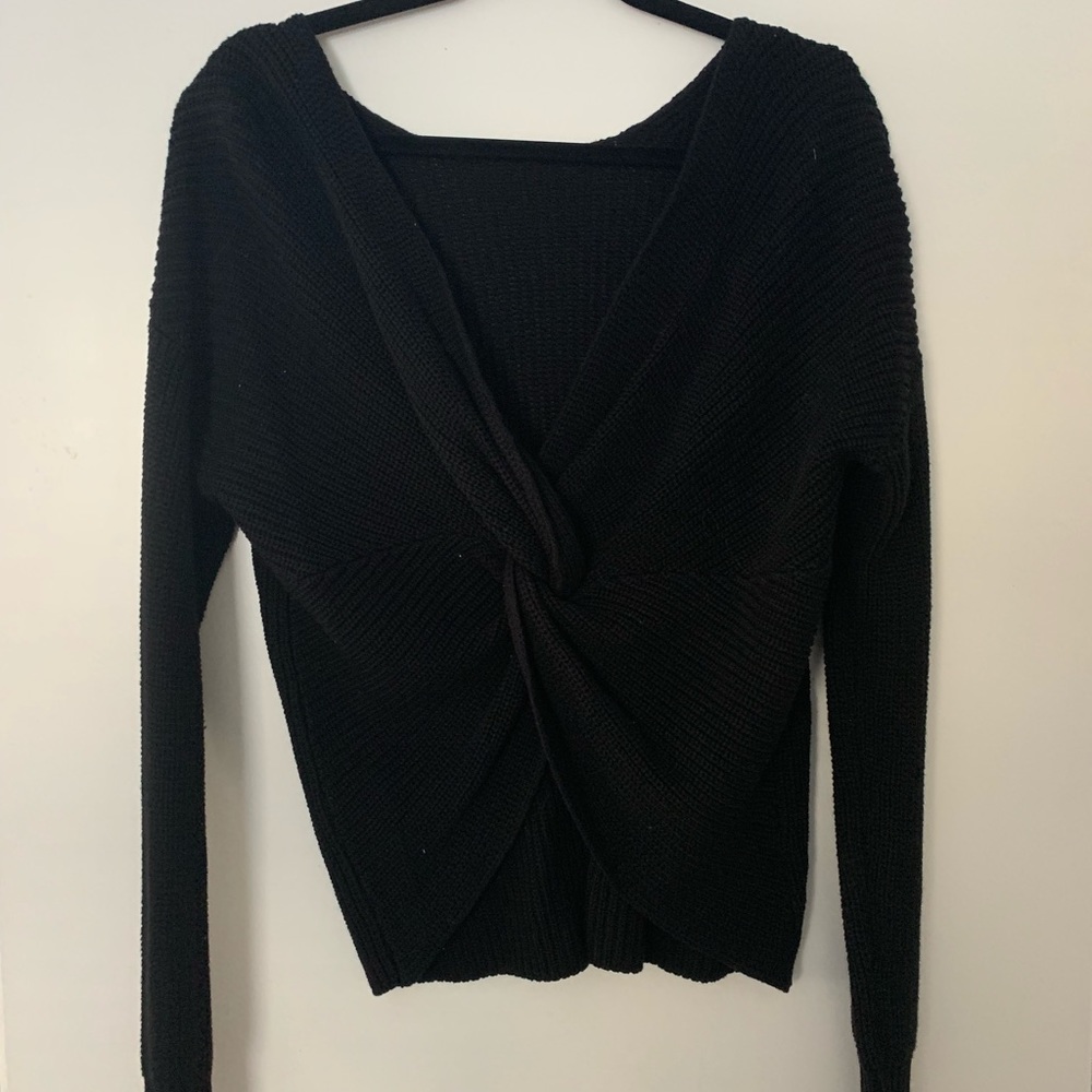 Loft Twisted Back Sweater